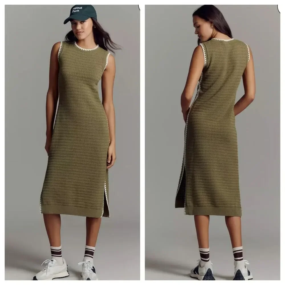 Varley Dwight Tank Midi Dress - S